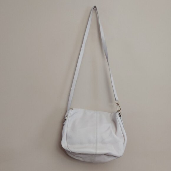 Whistles leather cream crossbody bag - Picture 6 of 13